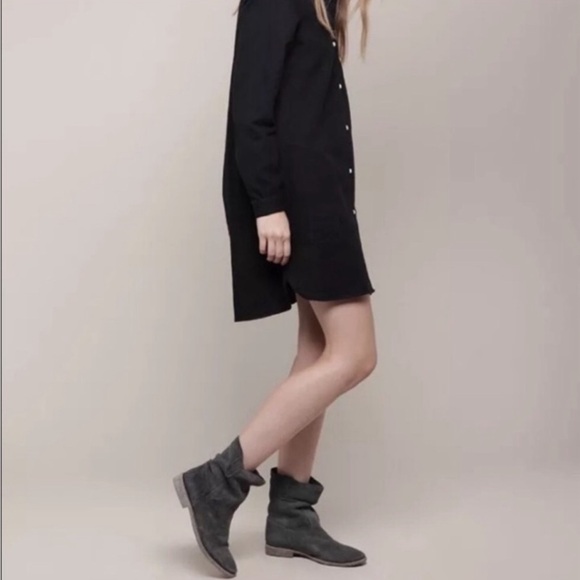 isabel marant crisi / jenny suede ankle boots - Picture 4 of 7